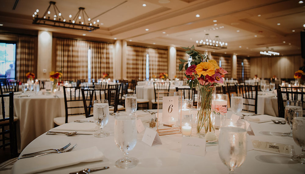 Weddings venue setup at Kimpton Taconic Hotel