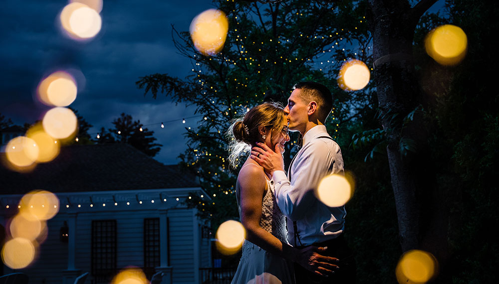 Becky and John Wedding Night Shot