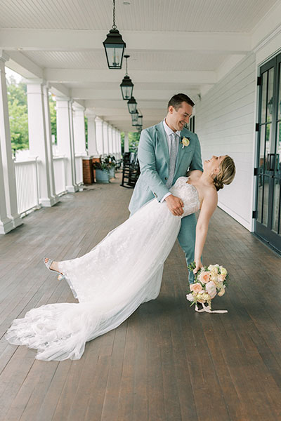 Meredith and Ben's wedding day at Taconic