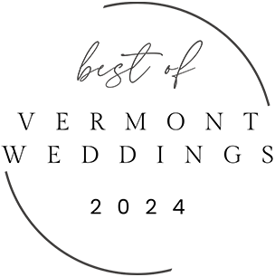Best of Vermont Weddings 2024 awards badge